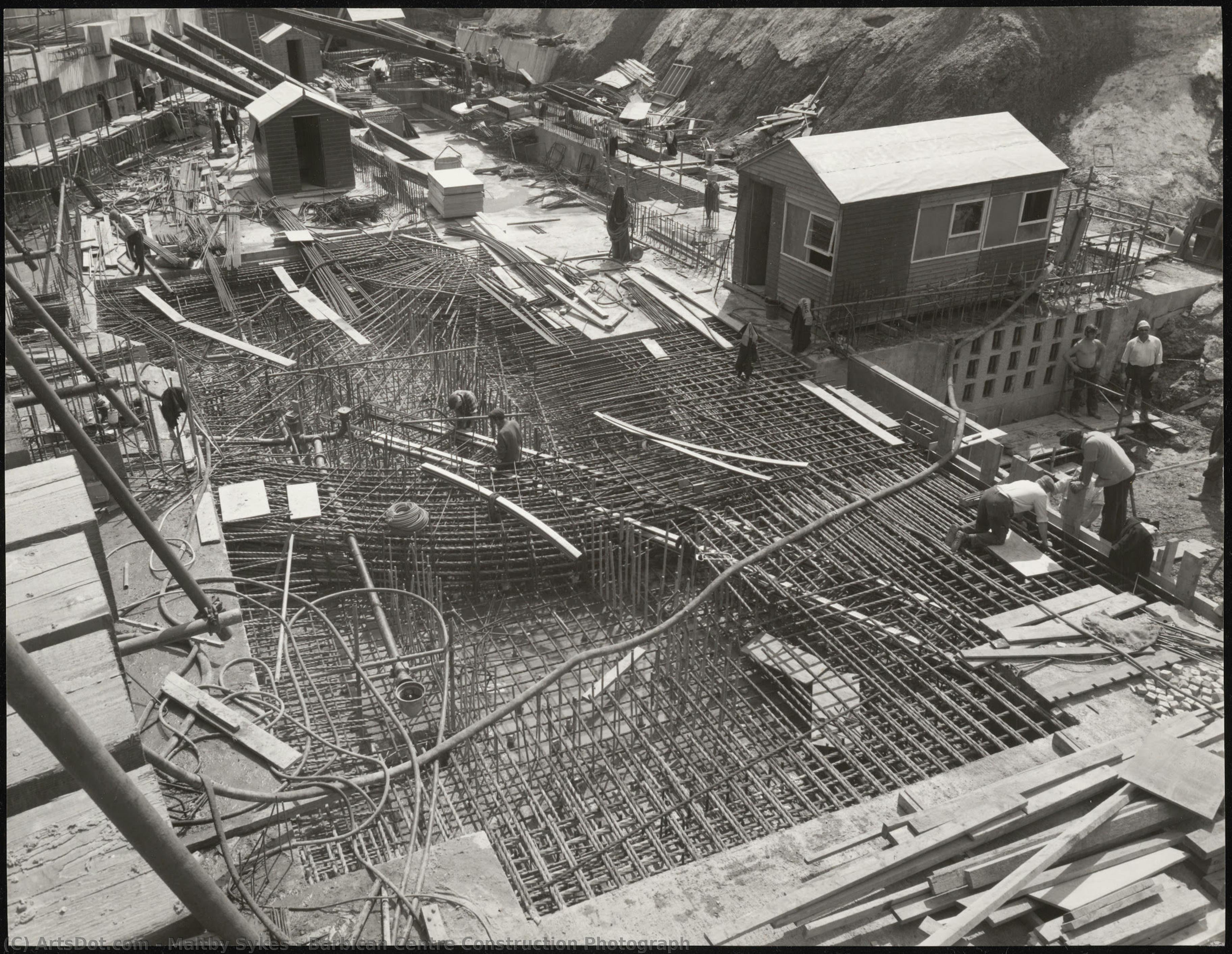 Barbican Centre Construction Photograph — Maltby Sykes