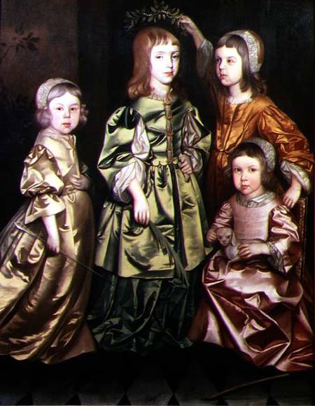 Group Portrait Of Four Children — Gerard Soest