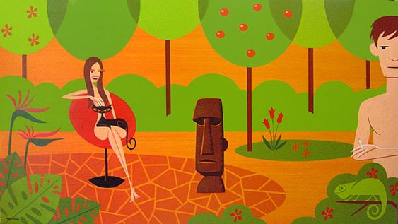 The Second God — Josh Agle (shag)