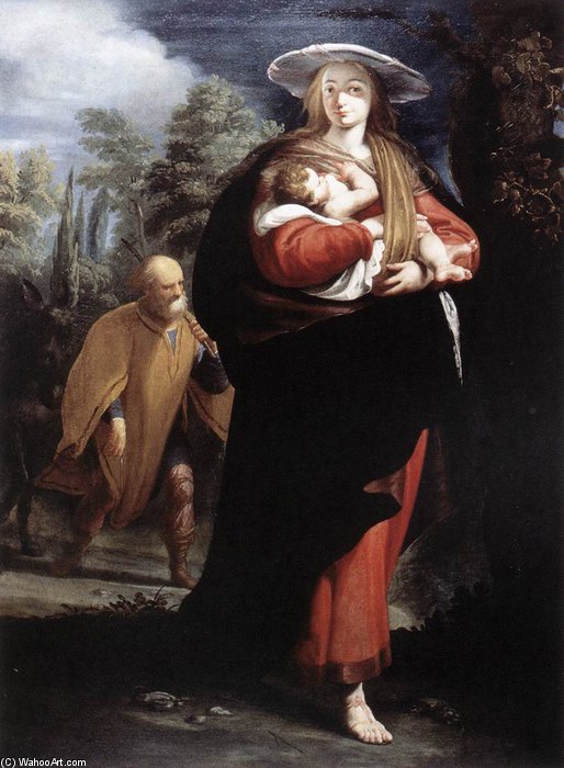 The Flight Into Egypt — Giovanni Andrea Ansaldo