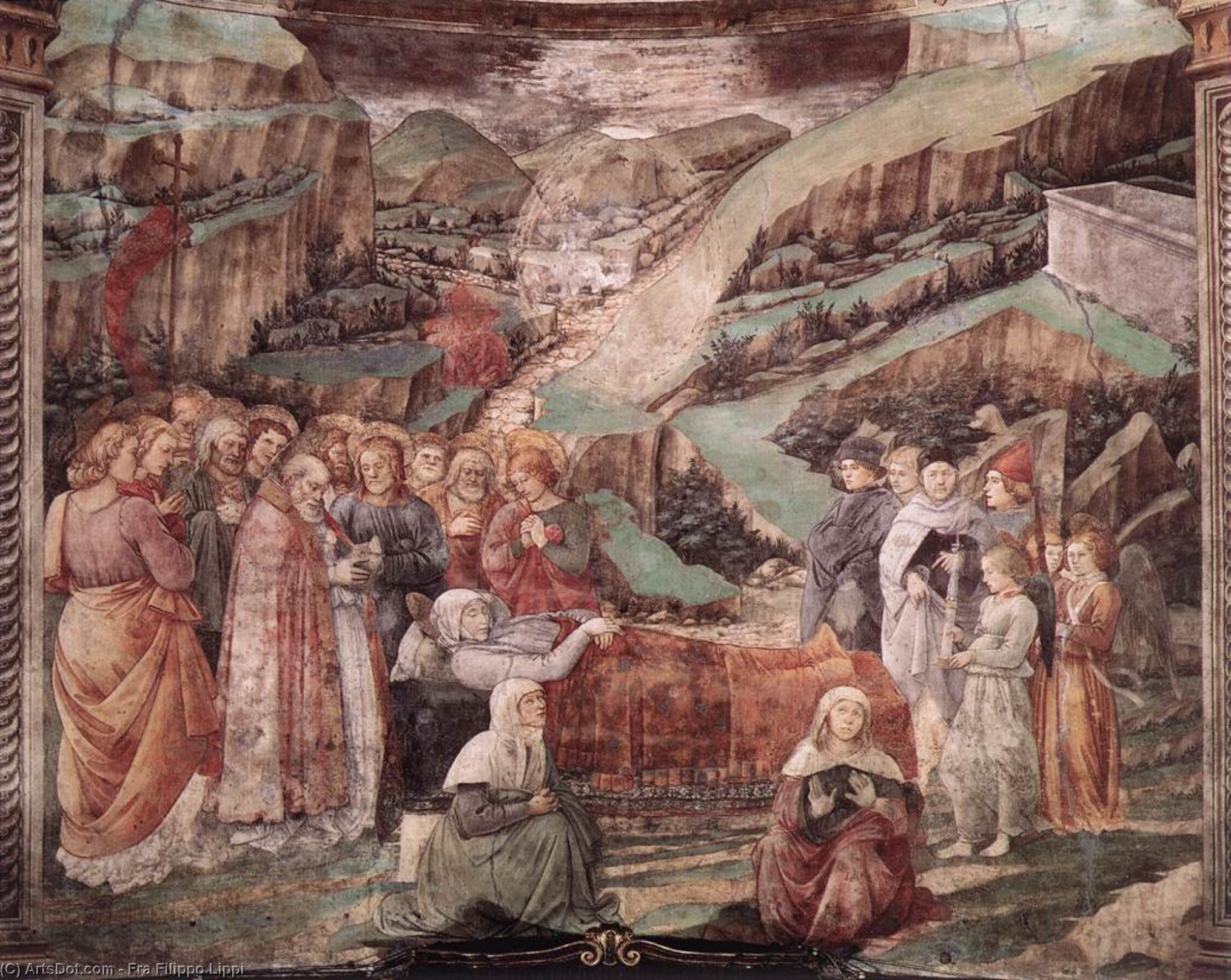 Spoleto-death Of The Virgin — Filippo Di Tommaso Lippi