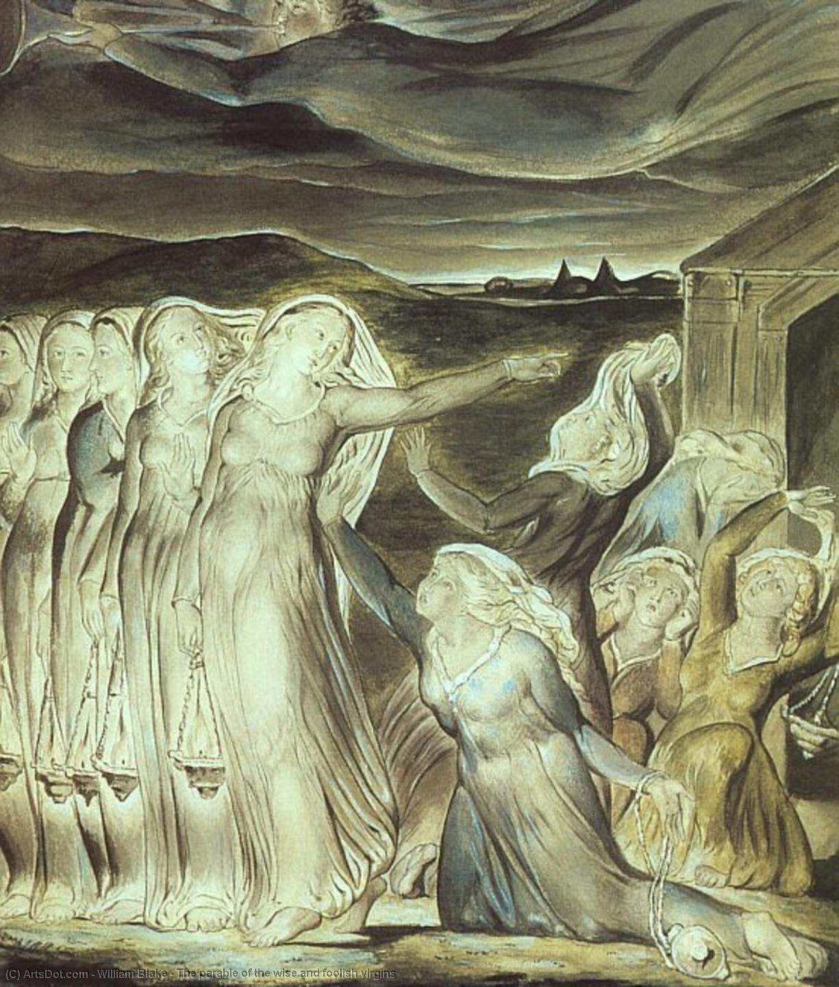 The Parable Of The Wise And Foolish Virgins — William Blake