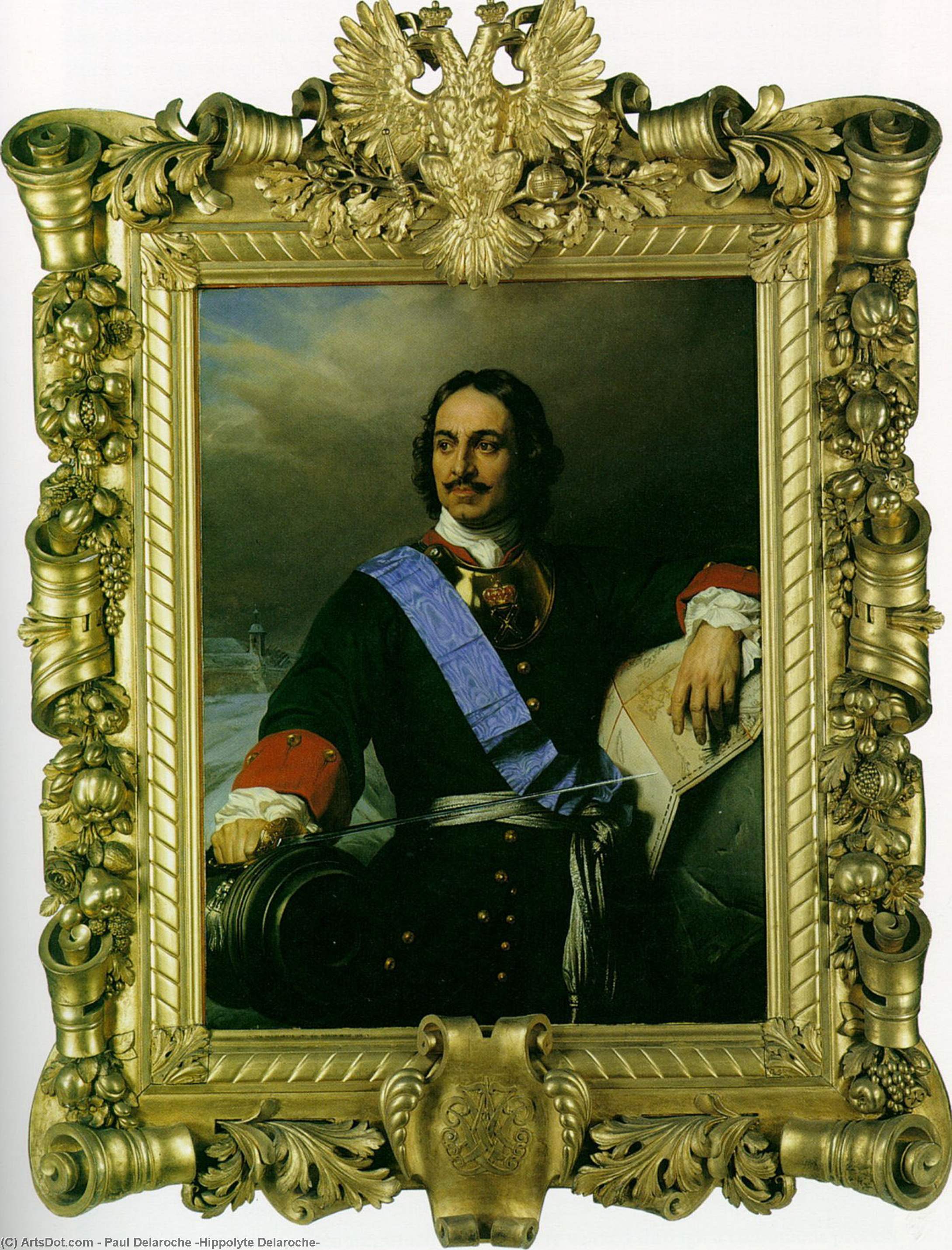 Peter The Great Of Russia — Hippolyte-paul Delaroche