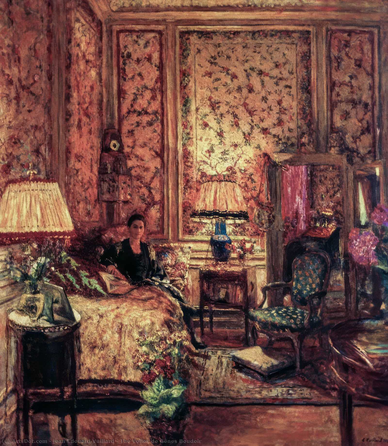 The Voiles De Gênes Boudoir — Jean-édouard Vuillard