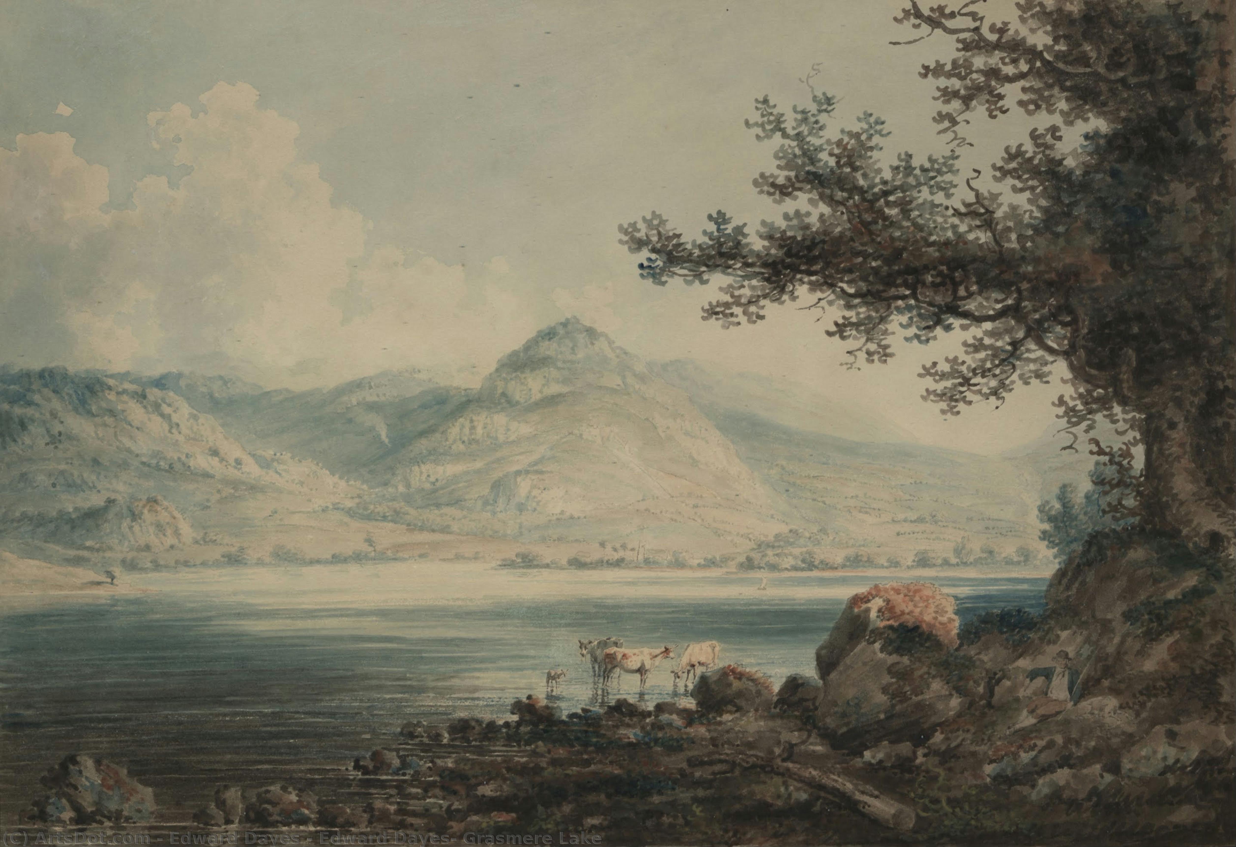 Edward Dayes, Grasmere Lake — Edward Dayes