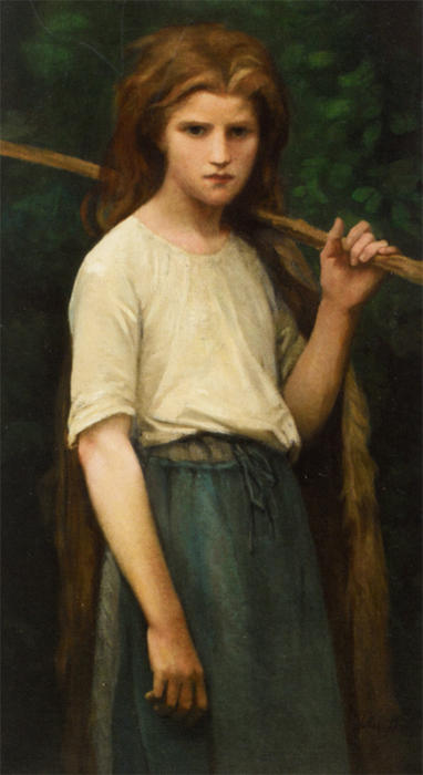 The Shepherdess — Jules Adolphe Aimé Louis Breton