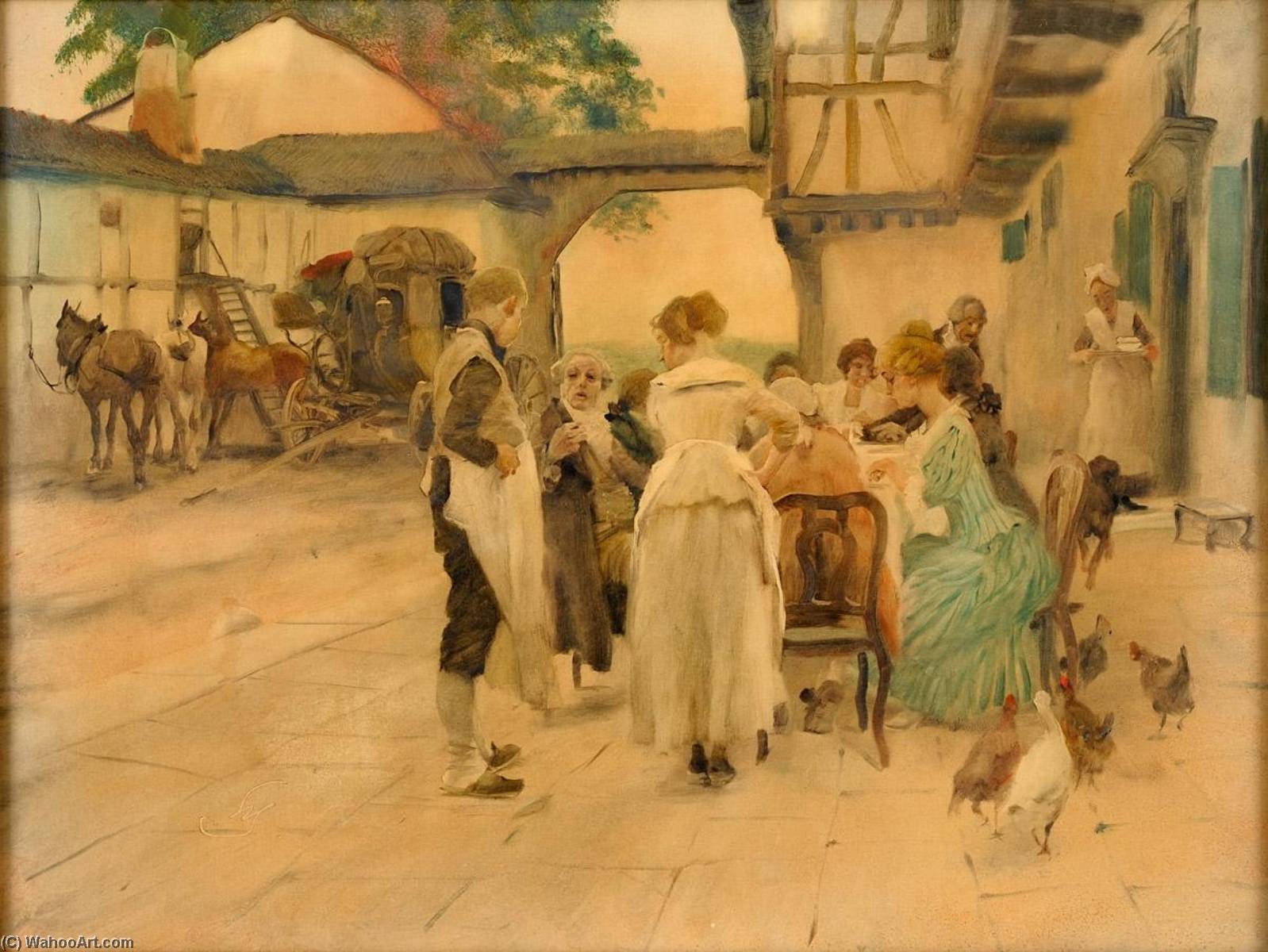The Inn On The Rhine — Wilhelm Schreuer