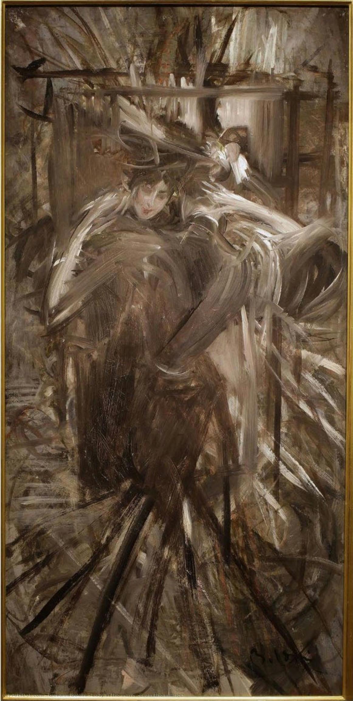 Lady In The Mirror (from The Milliner) — Giovanni Boldini