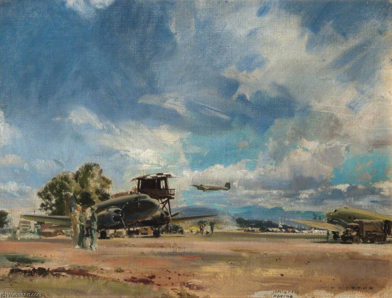 Staging Post, Meiktila, Burma, July 1945 — Frank Wootton