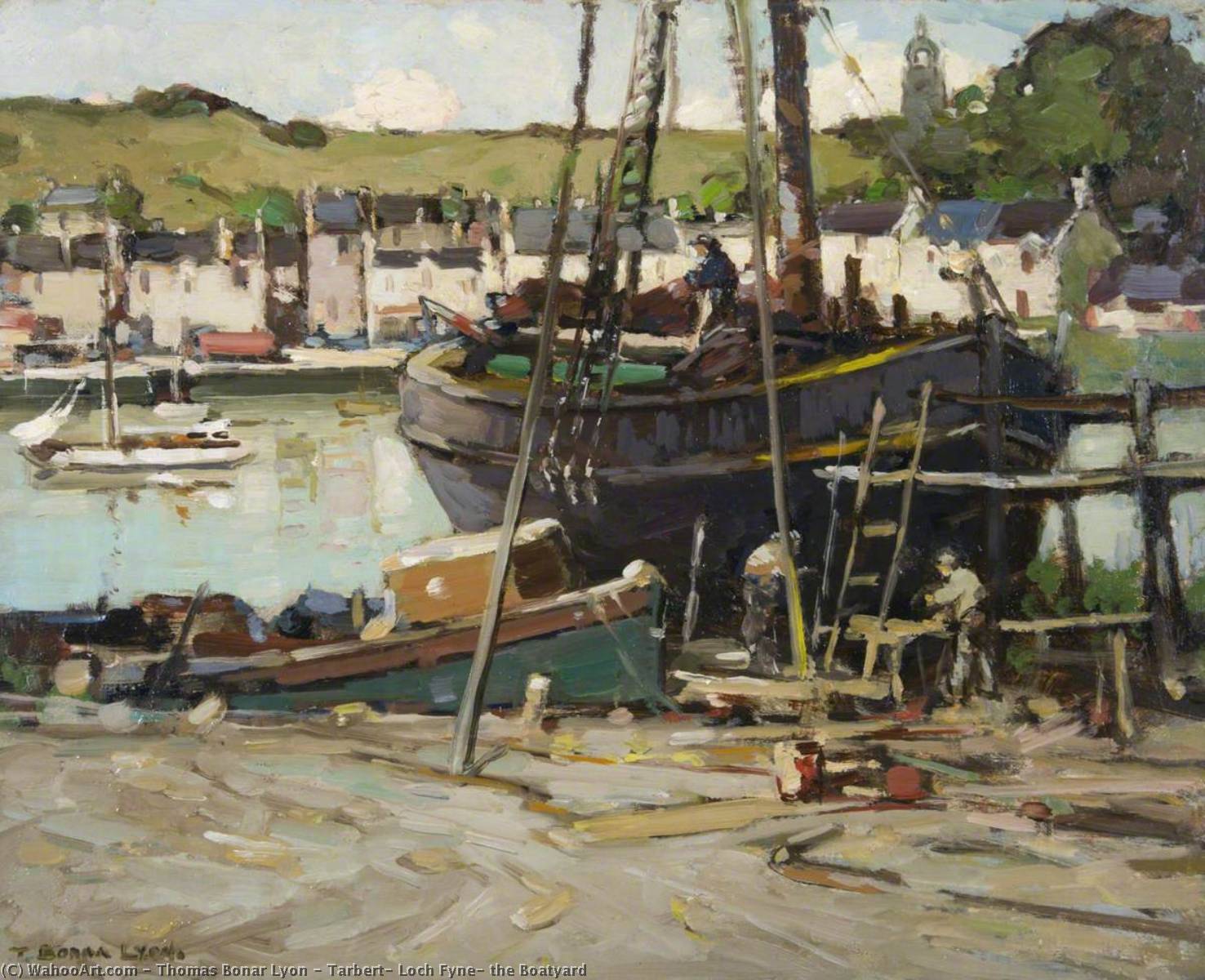 Tarbert, Loch Fyne, The Boatyard — Thomas Bonar Lyon