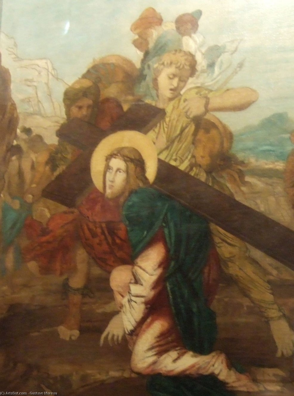 Third Station Of The Cross — Gustave Moreau