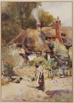Old Cottage At Sutton Courtney, Berkshire — David Woodlock