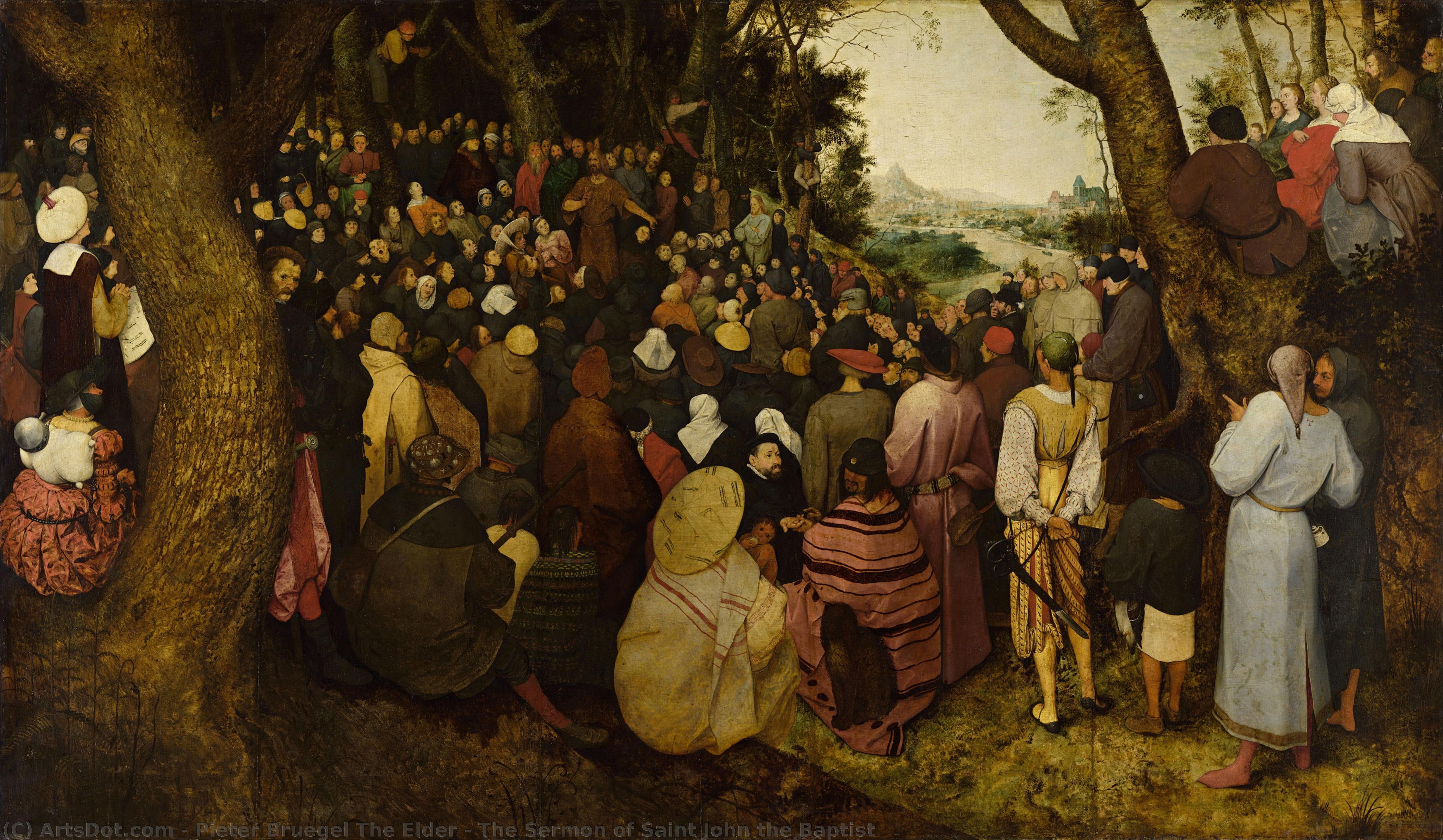 The Sermon Of Saint John The Baptist — Pieter Bruegel The Elder
