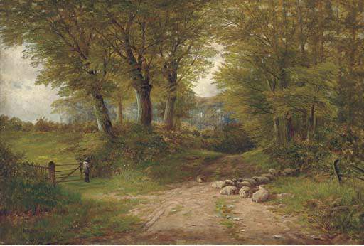A Lane Near Dovedale — Henry Hadfield Cubley