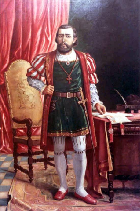 Português Retrato De Martim Afonso De Souza — Benedito Calixto