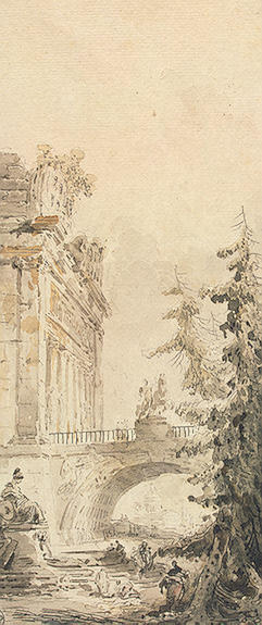 Landscape Panel — Hubert Robert