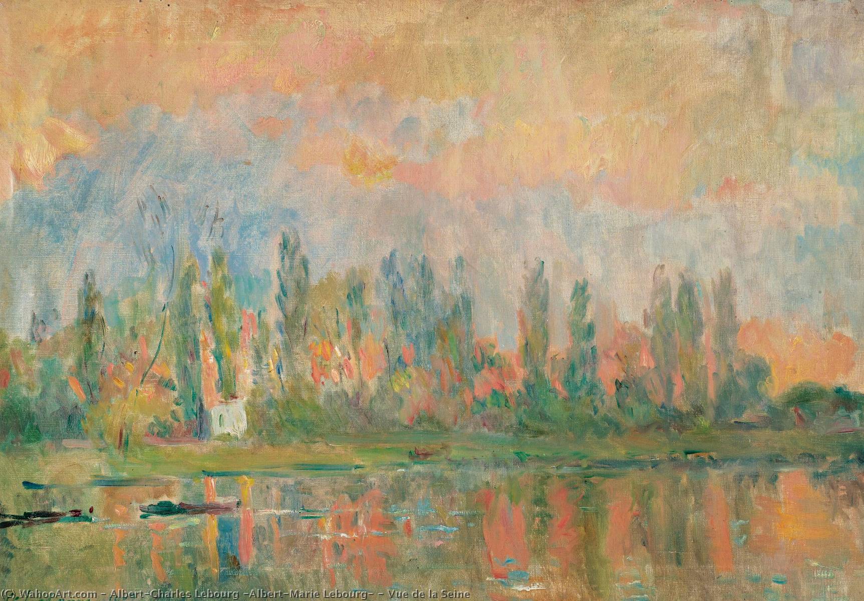 Vue De La Seine — Albert-charles Lebourg