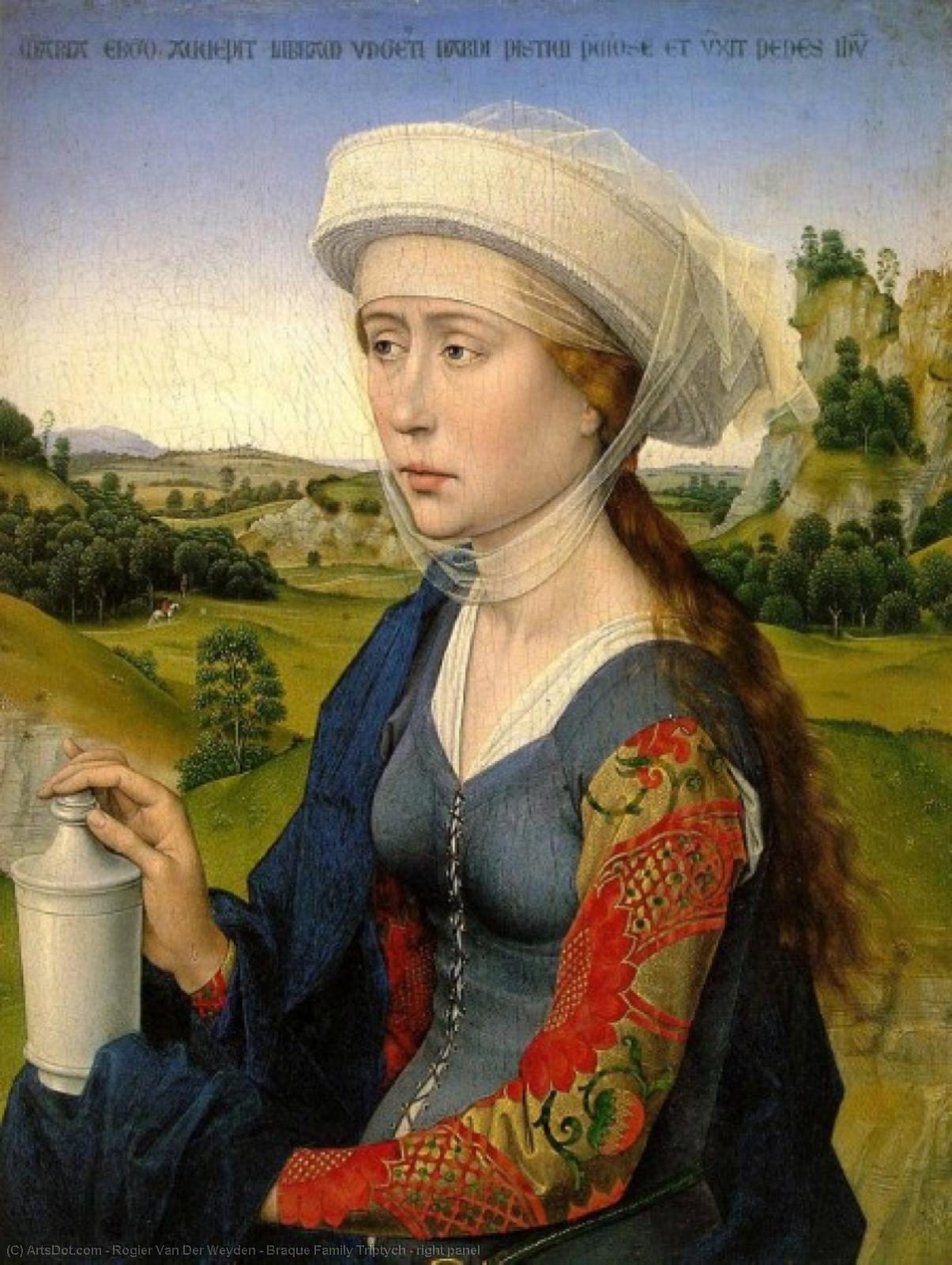 Braque Family Triptych - Right Panel — Rogier Van Der Weyden