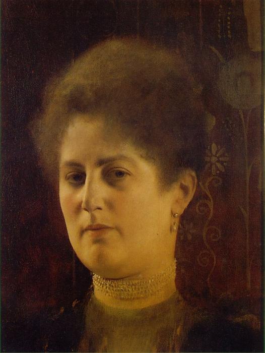 Portrait Of A Lady (frau Heymann) — Gustav Klimt