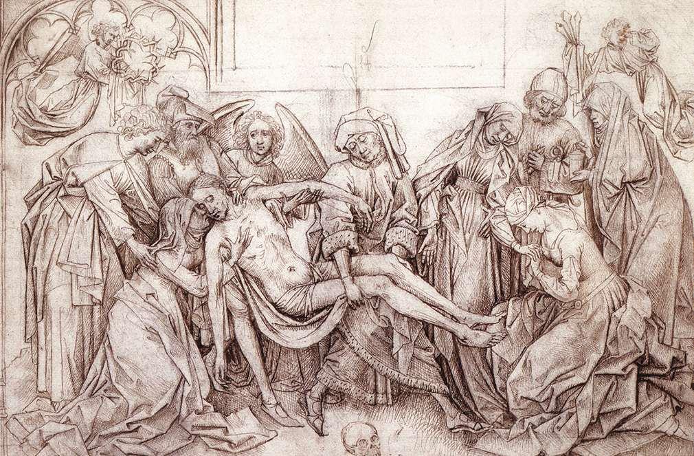 Christ Carried To The Tomb — Rogier Van Der Weyden