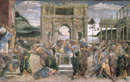 The Punishment Of Korah, Dathan And Abiram — Sandro Botticelli