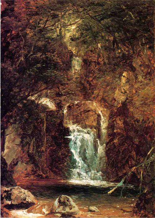 Cascade Near Lake George — John Frederick Kensett