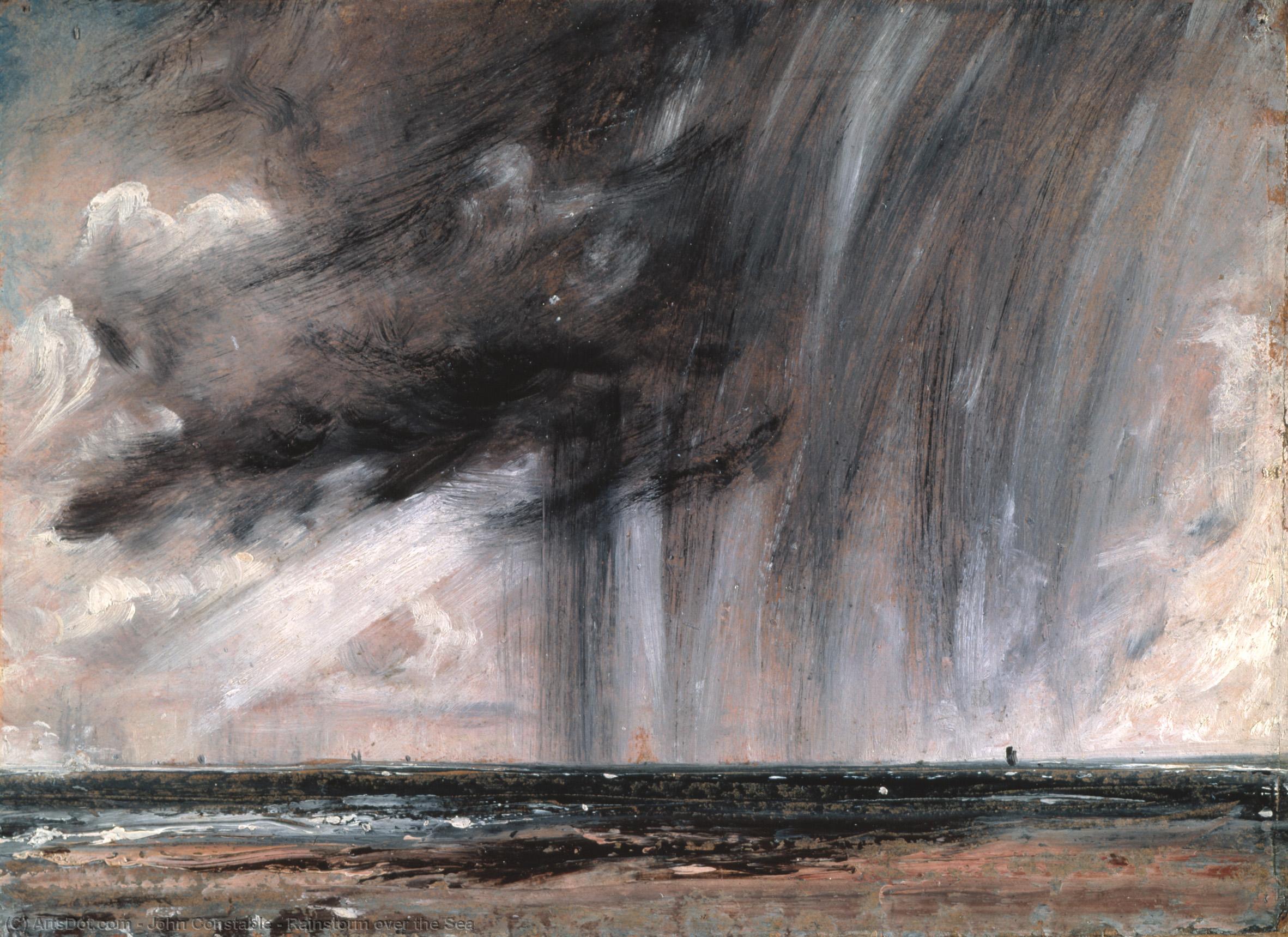 Rainstorm Over The Sea — John Constable