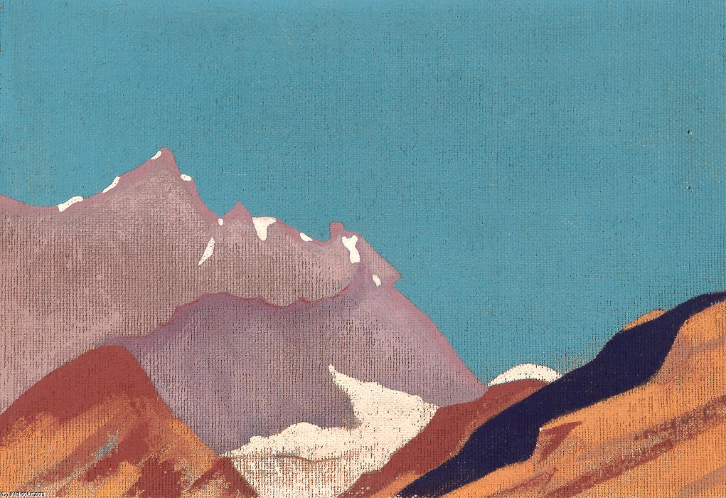 Mountain Study 8 — Nicholas Roerich