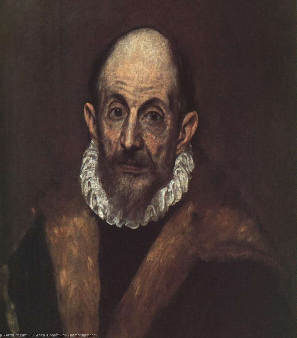Portrait Of An Old Man (presumed Self-portrait Of El Greco) — El Greco