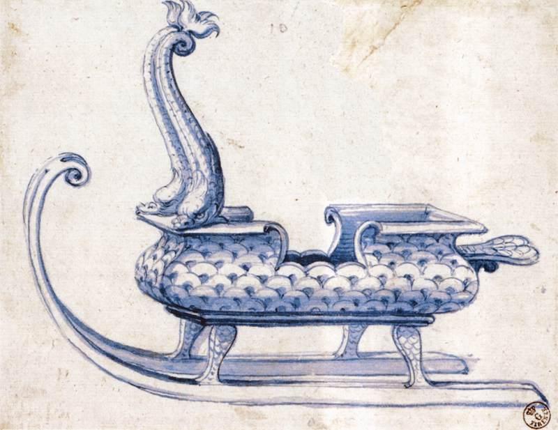 Sketch For A Sleigh — Giuseppe Arcimboldo