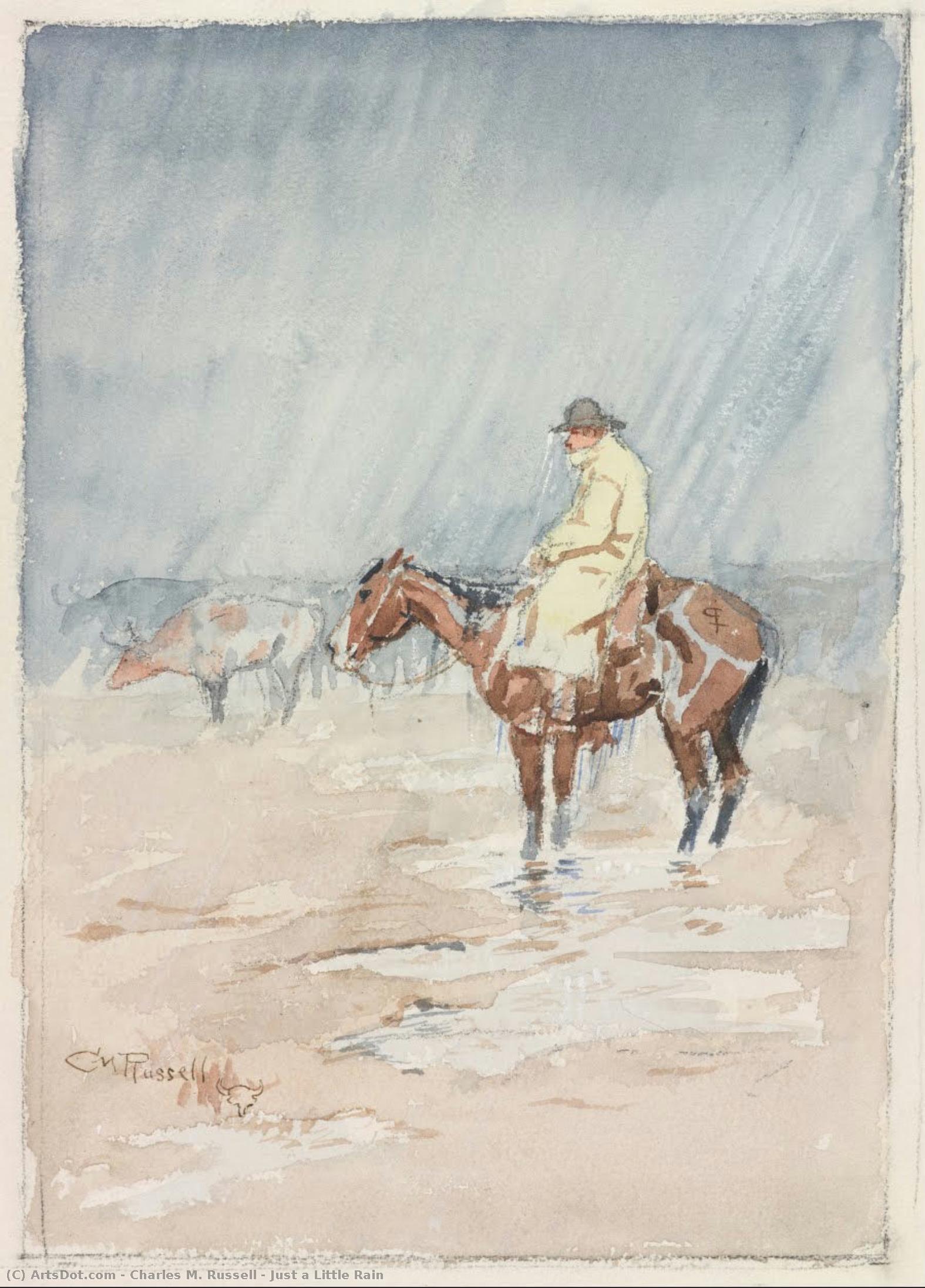 Just A Little Rain — Charles Marion Russell