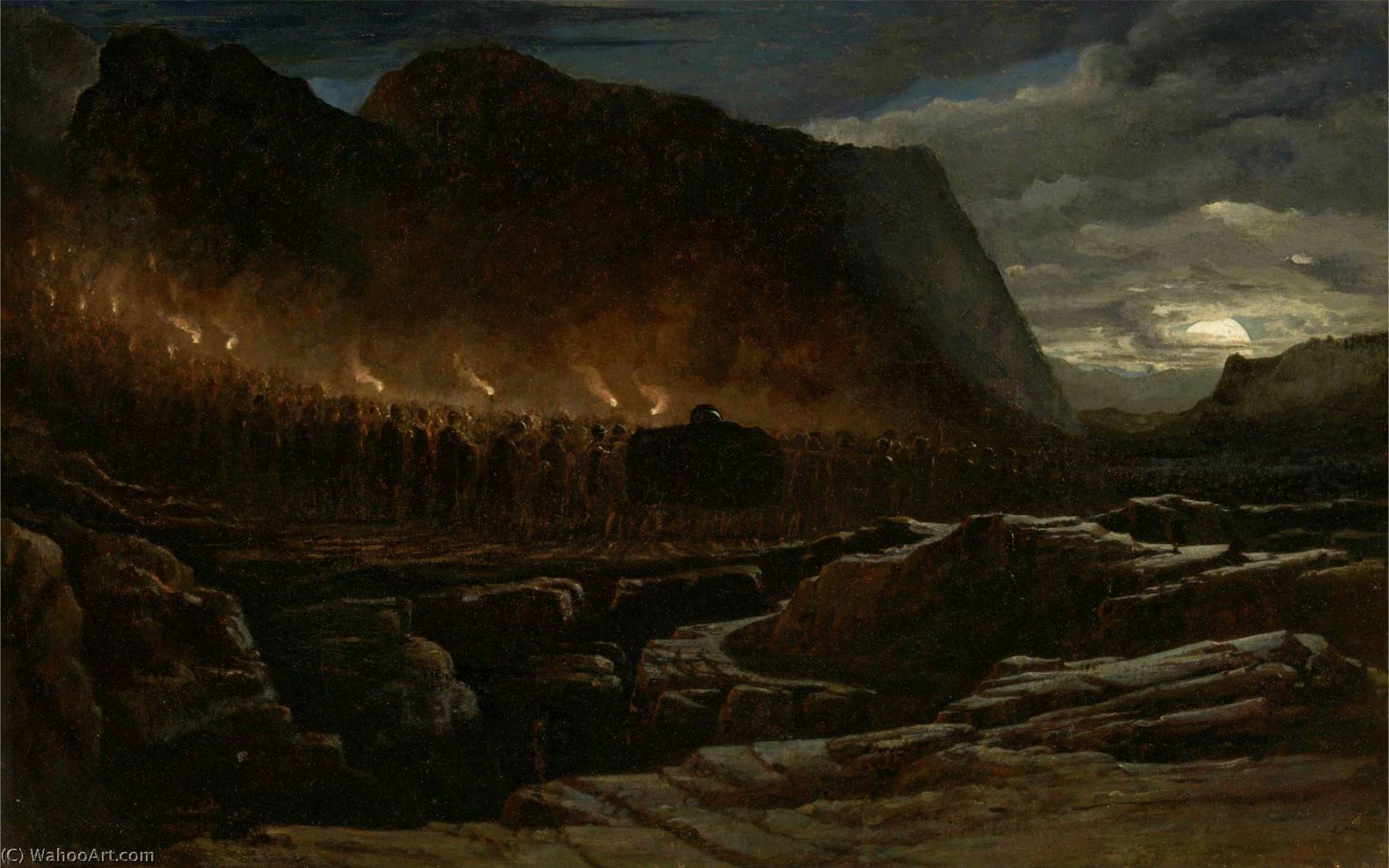 Funeral Procession (also Known As The Burial Of Alaric) — James Francis Danby