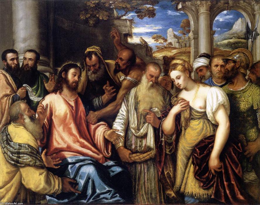 Christ And The Adulteress — Polidoro Lanzani