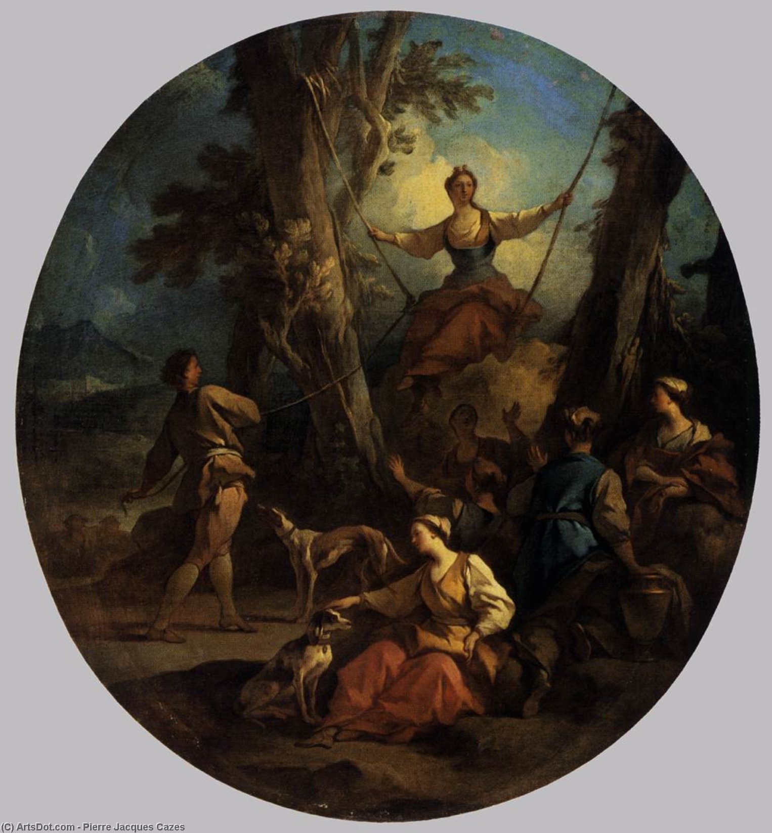 The Swing — Pierre Jacques Cazes