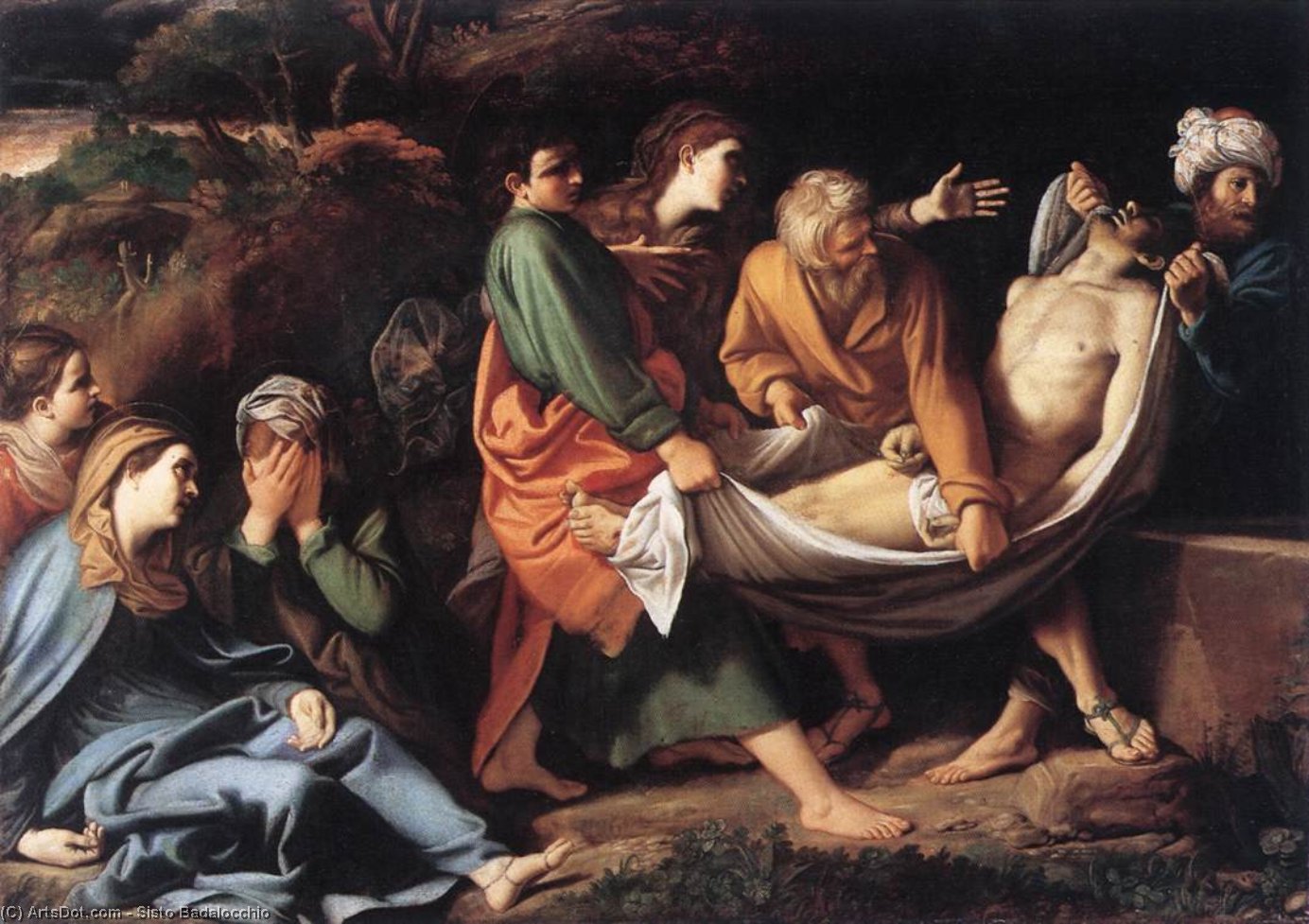 The Entombment Of Christ — Sisto Badalocchio