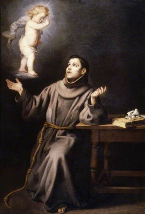 The Vision Of Saint Anthony Of Padua — Bartolomé Esteban Murillo