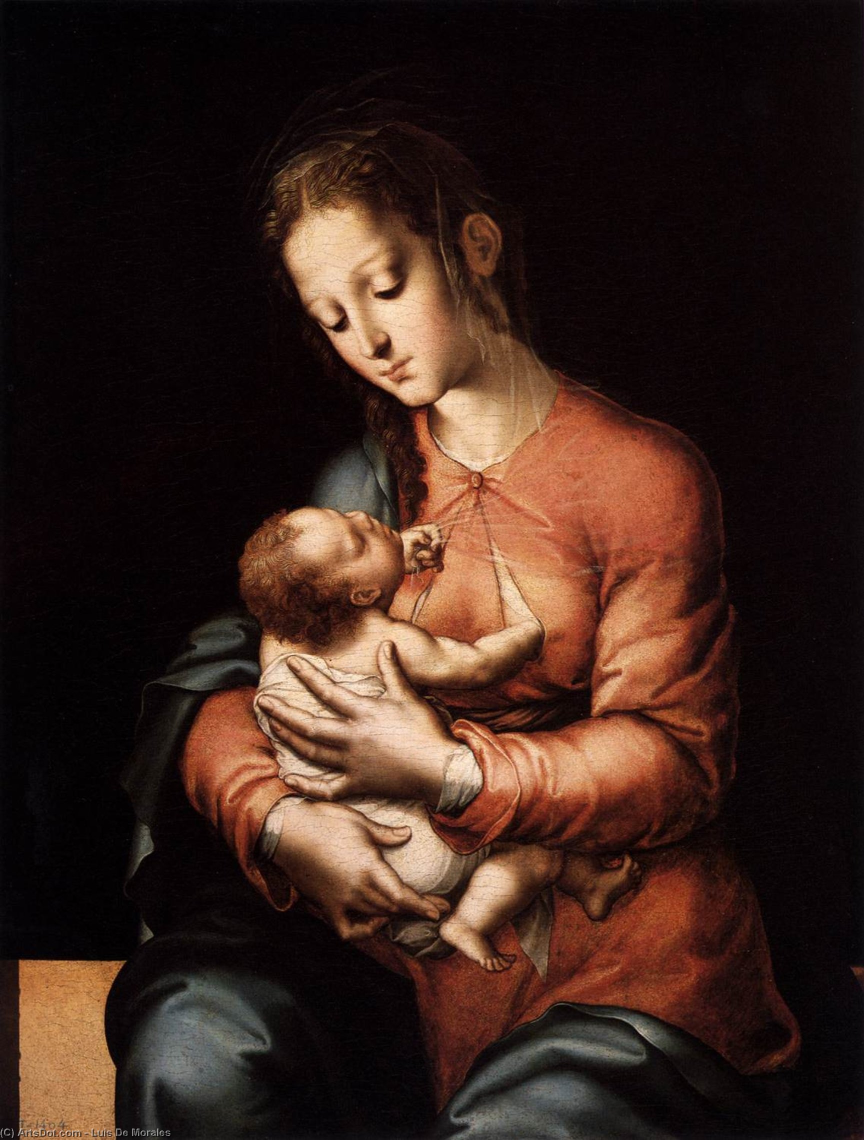Madonna With The Child — Luis De Morales