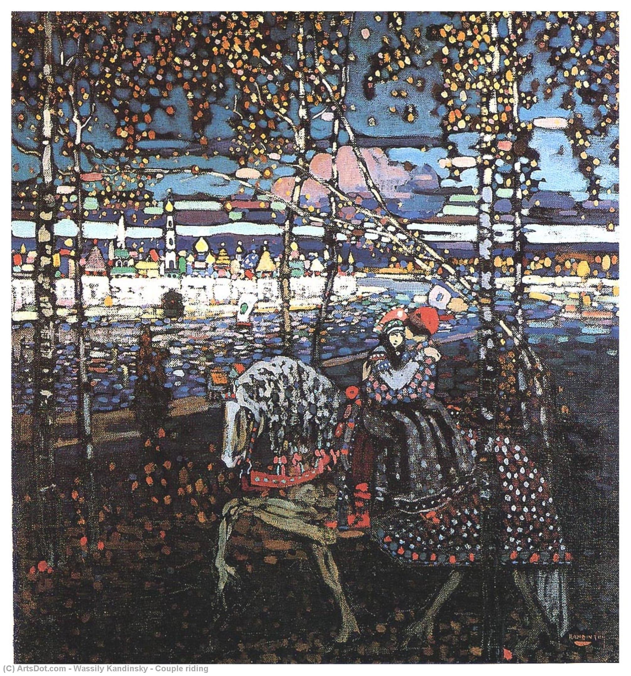 Couple Riding — Wassily Wassilyevich Kandinsky