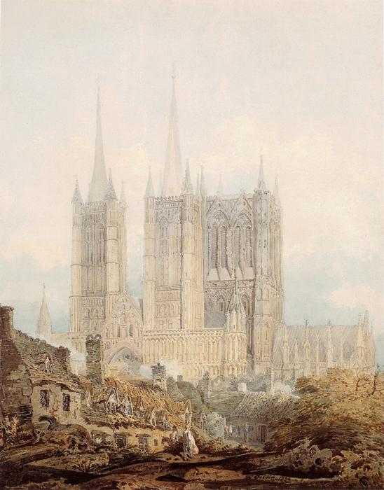Lincoln Cathedral From The West — Thomas Girtin
