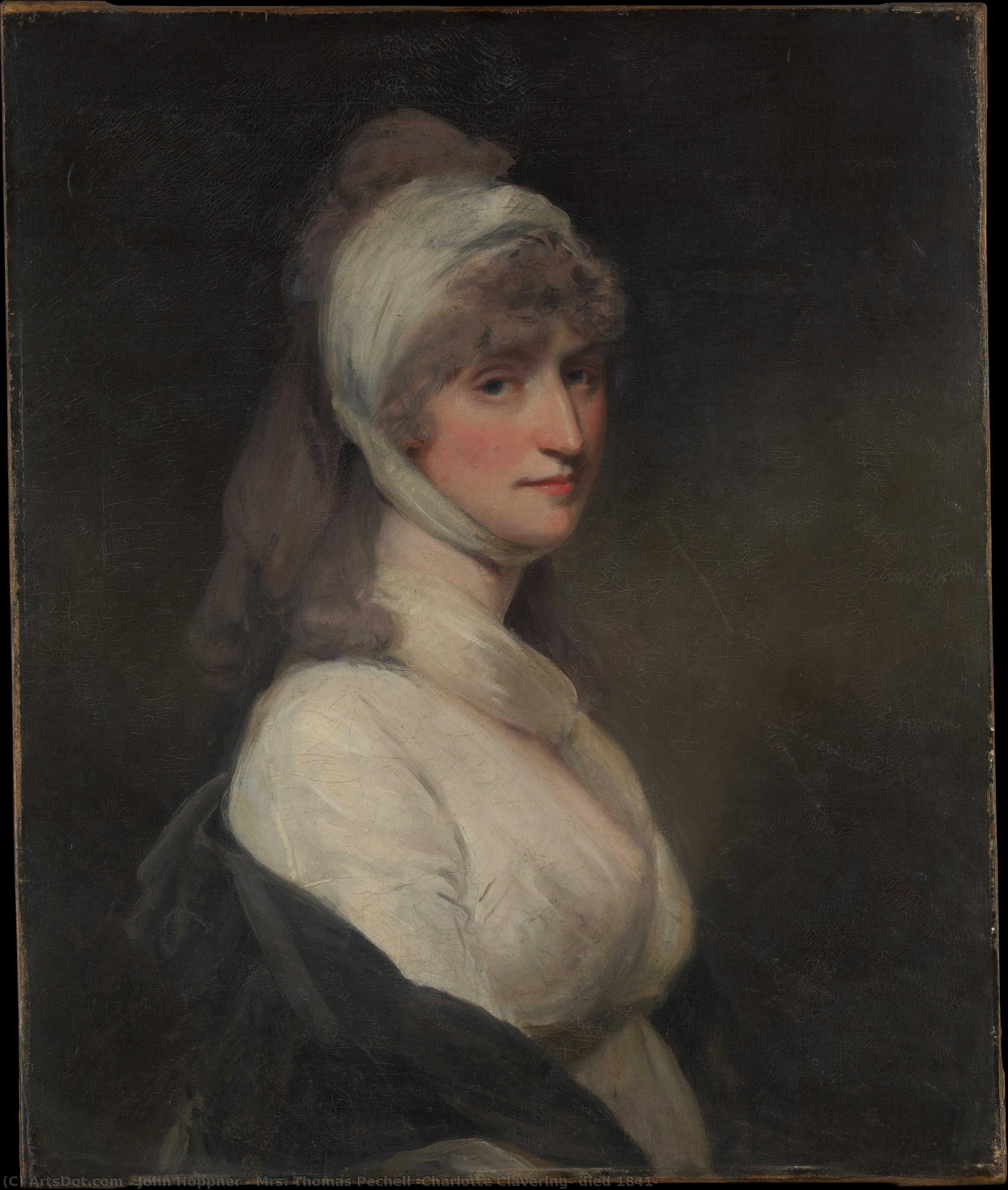 Mrs. Thomas Pechell (charlotte Clavering, Died 1841) — John Hoppner