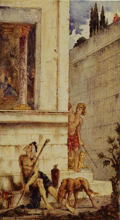 The Wicked Rich And The Poor Lazarus — Gustave Moreau