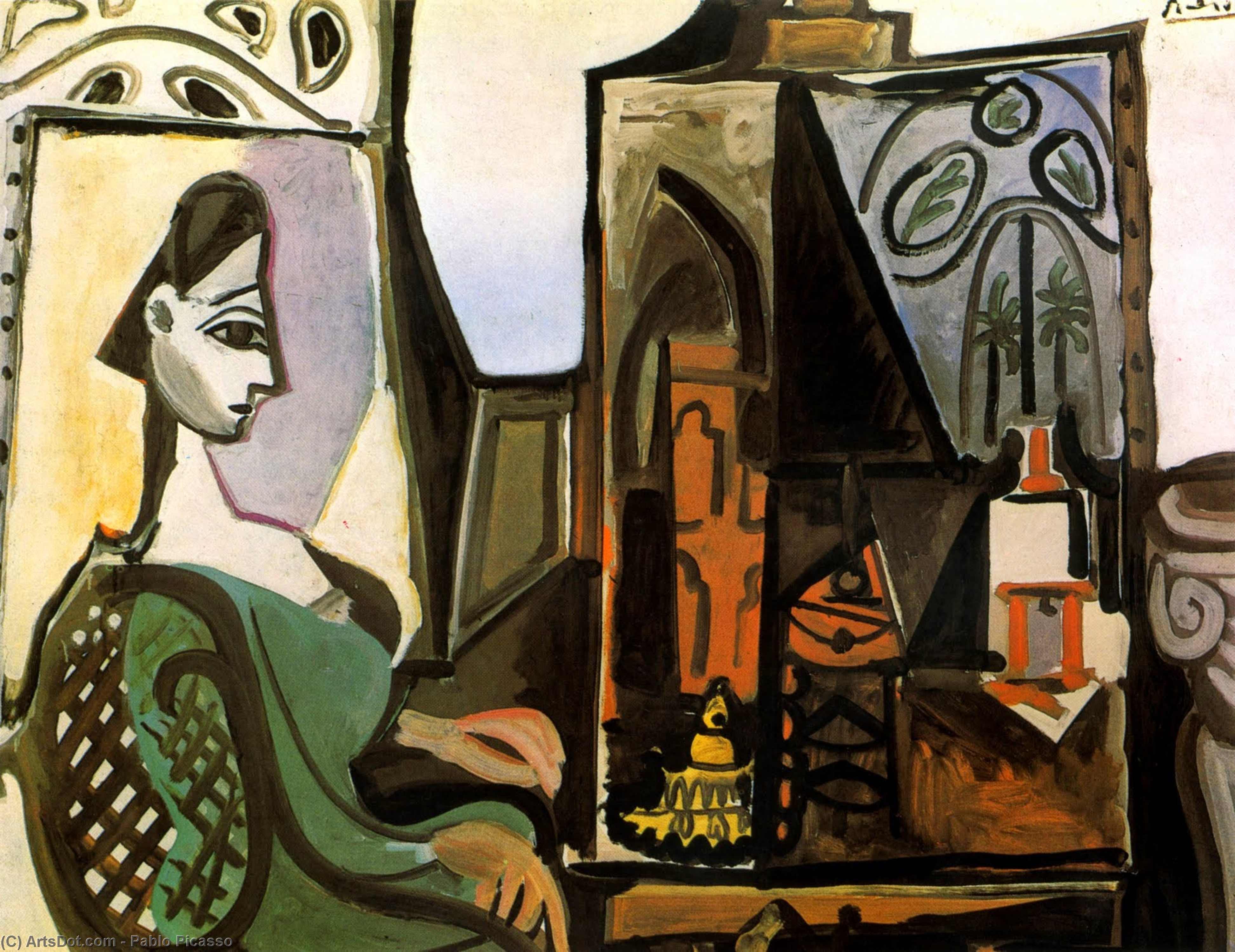 Jacqueline At The Studio — Pablo Picasso