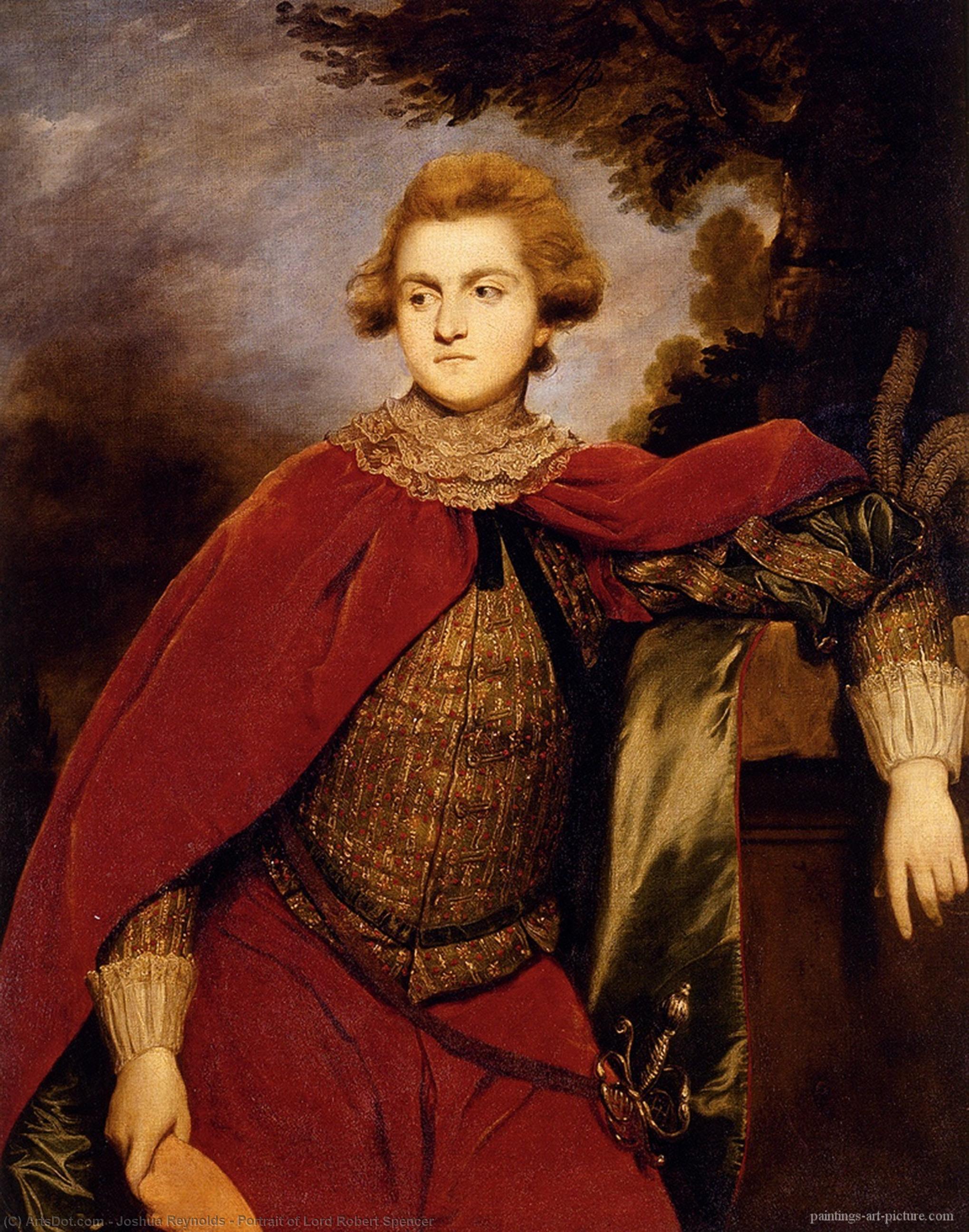 Portrait Of Lord Robert Spencer — Sir Joshua Reynolds