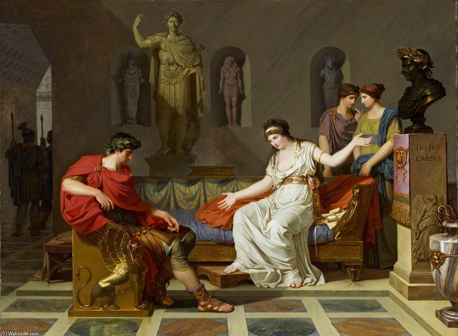 Cleopatra And Octavian — Louis Gauffier