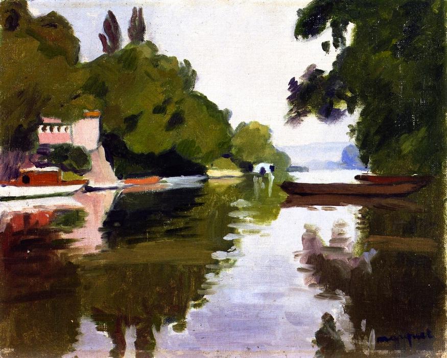 The Marne At Chennevières — Albert Marquet