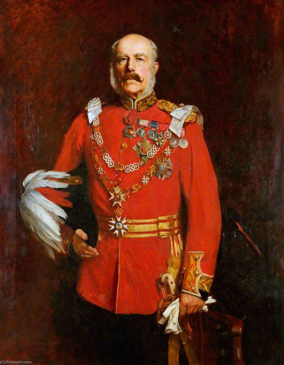 General Sir Arthur Borton, Gcb, Gcmg — Herman Herkomer