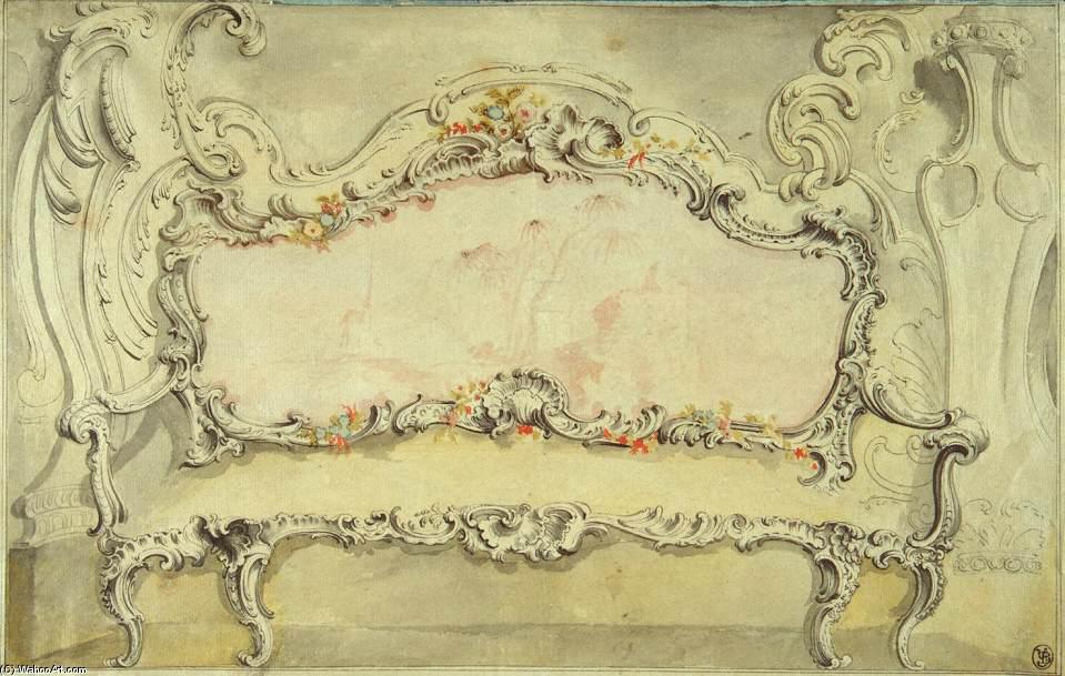 Design Of A Couch For Count Bilenski — Juste Aurèle Meissonnier