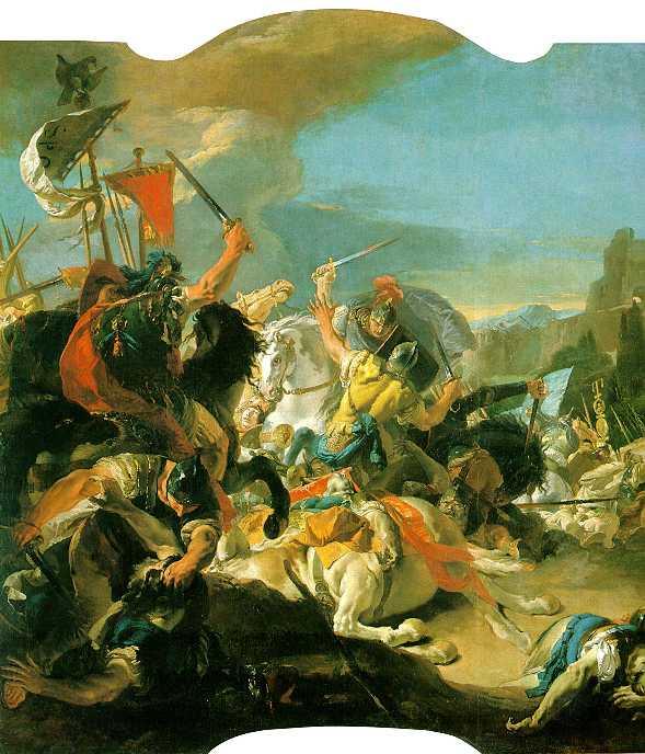 Battle Of Vercellae — Giambattista Tiepolo