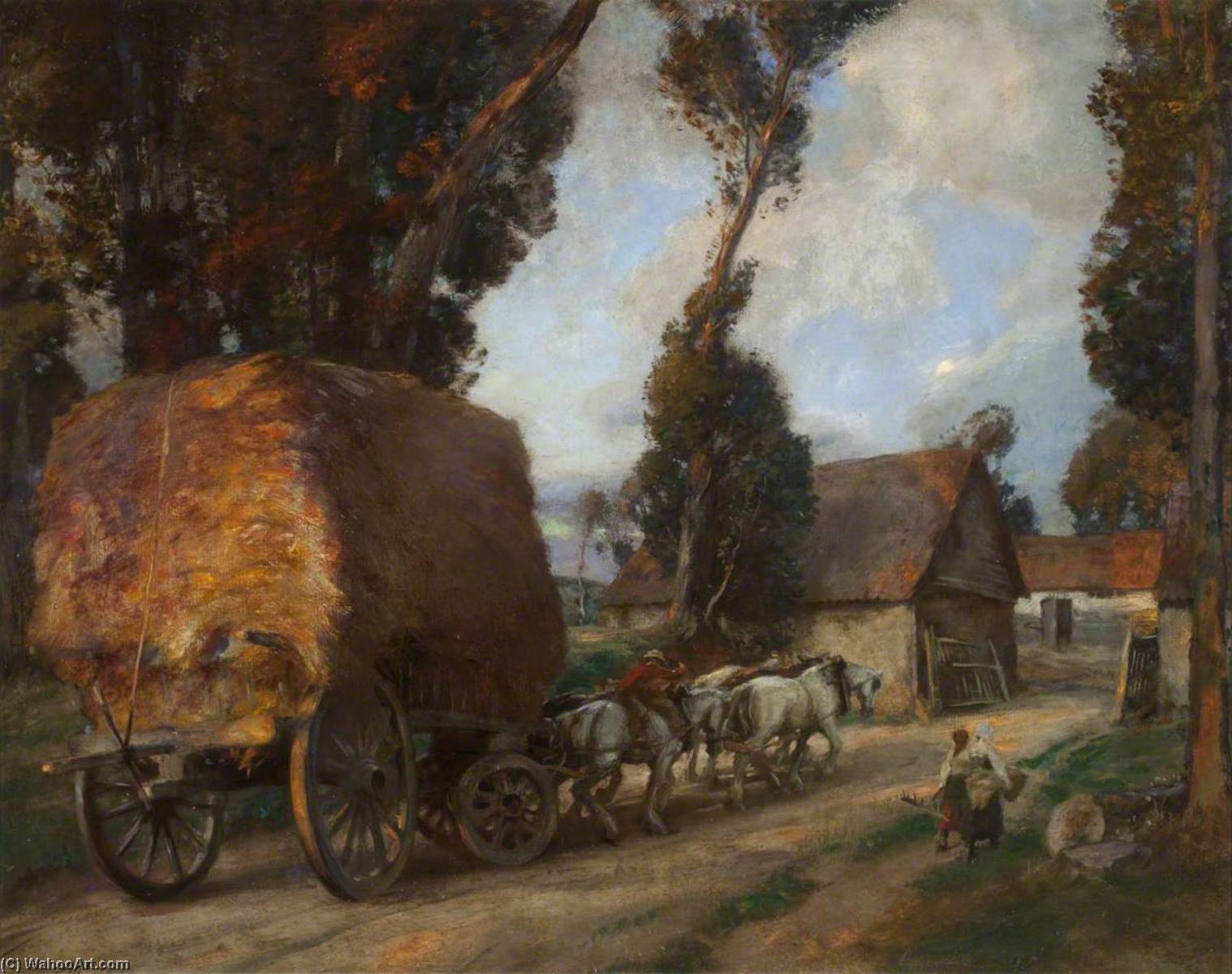 The Hay Cart — Charles Hodge Mackie