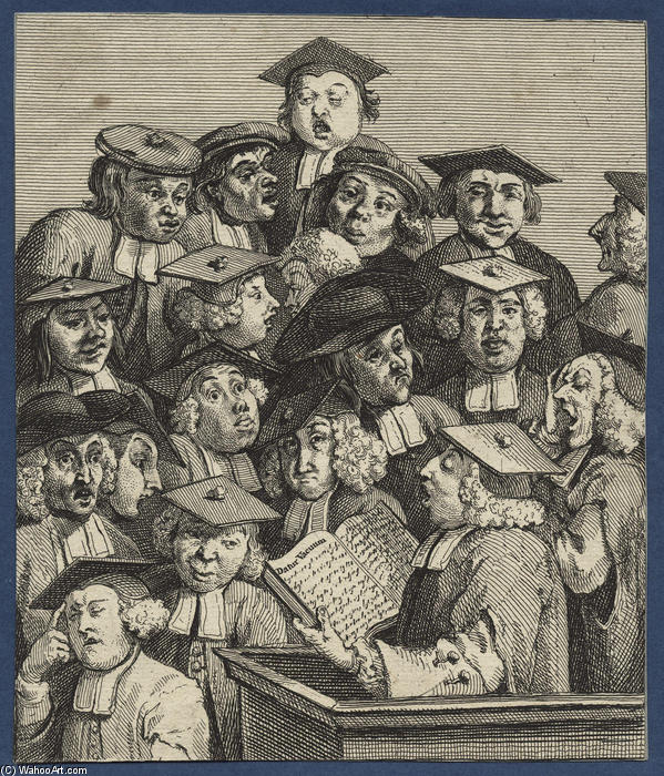 Scholars At A Lecture — William Hogarth